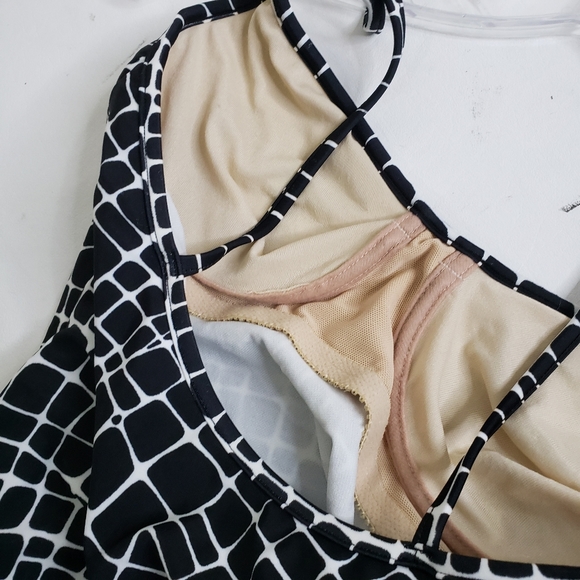 Oscar De La Renta Vintage One Piece Swimsuit - Picture 4 of 5